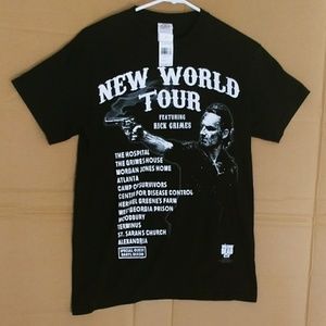 💀Walking Dead 🌎 new world tour t-shirt🔥